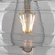 Ballston Athens Deco Swirl 1 Light 5.88 inch Oil Rubbed Bronze Semi-Flush Mount Ceiling Light
